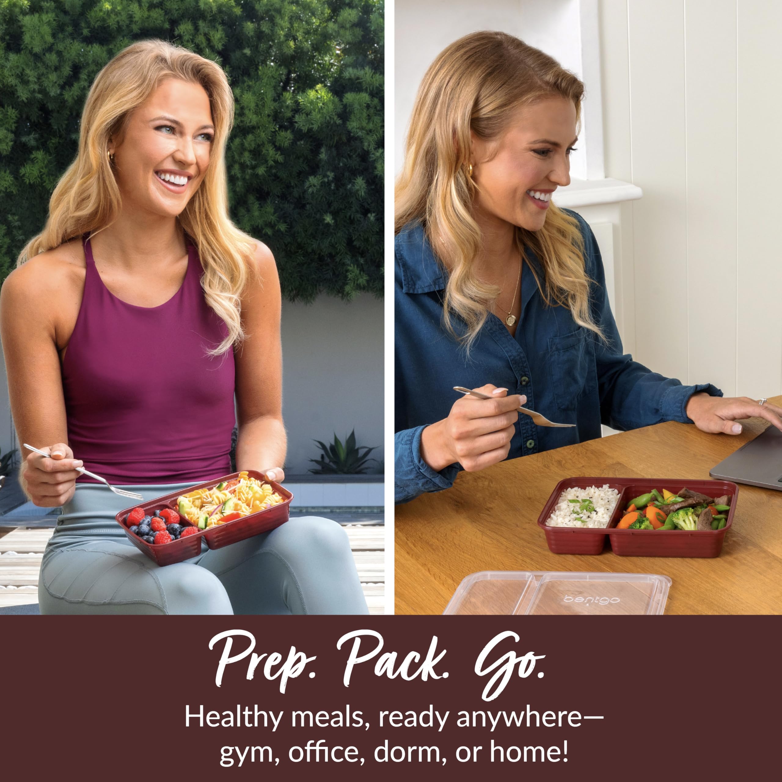 Bentgo Prep embossed measurements aid precise portions every day.