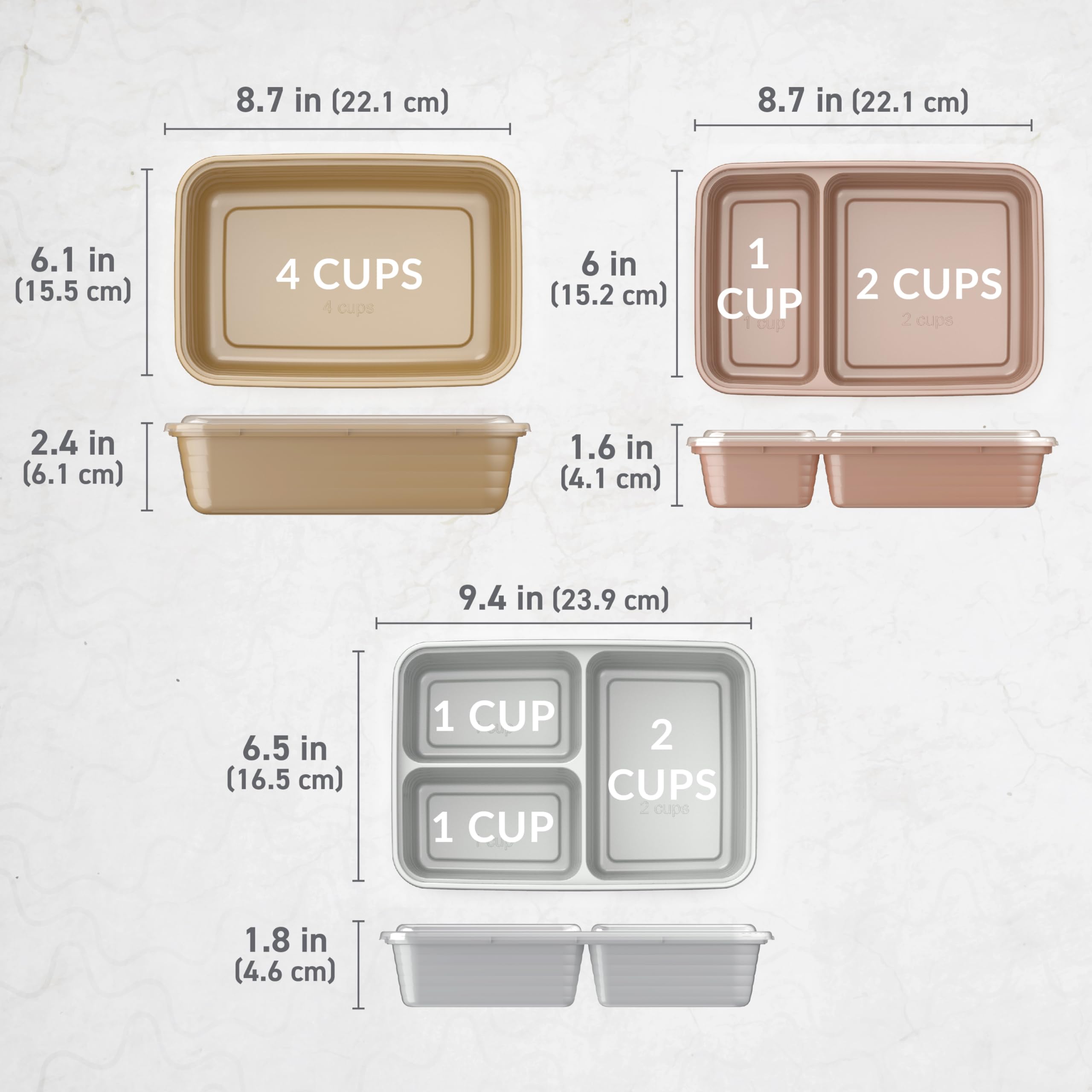 Bentgo Prep freezer-safe containers preserve meals for later use.