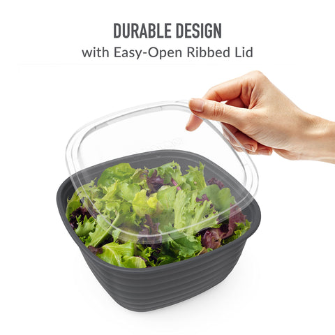 Bentgo Prep freezer-safe bowls keeping meals fresh in the freezer