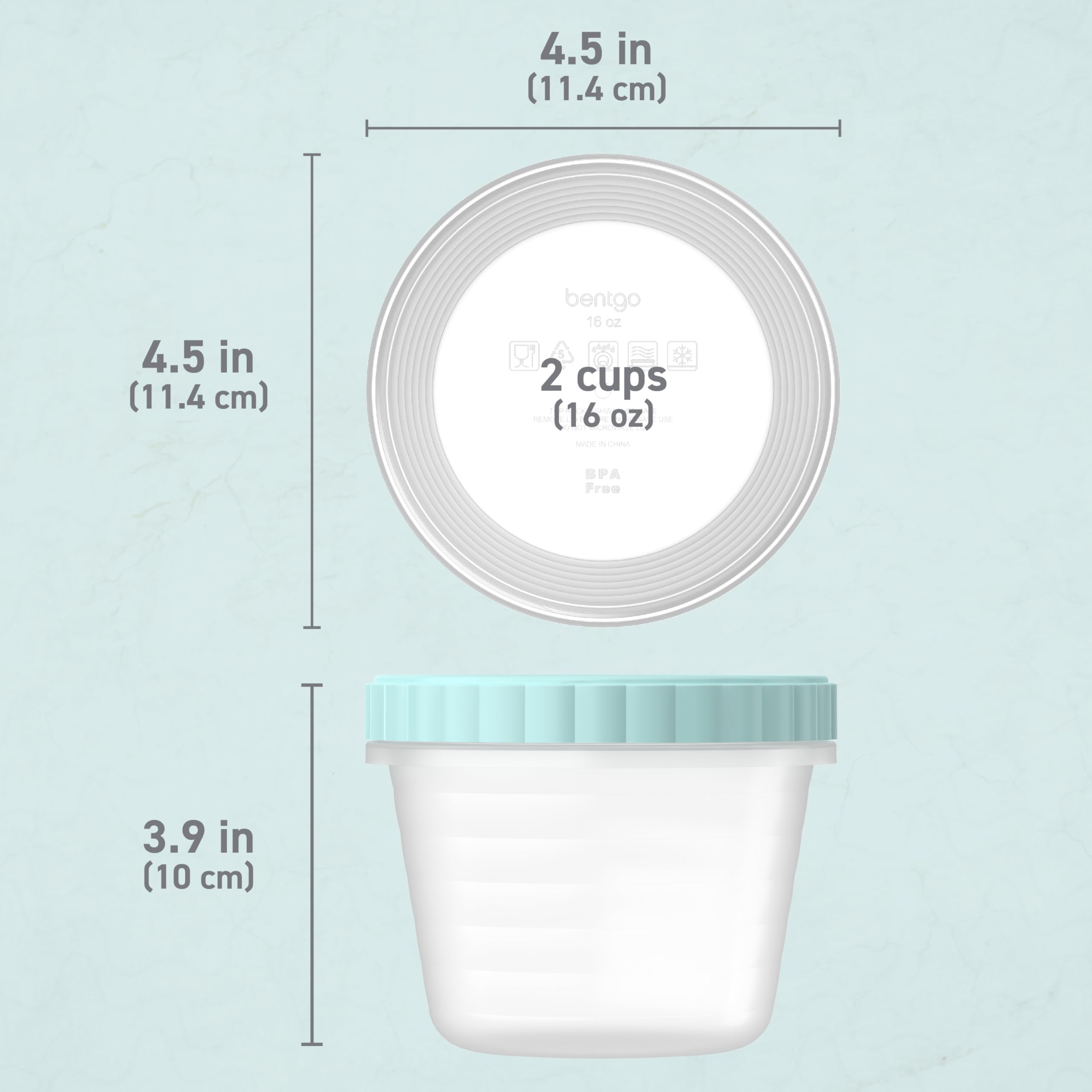Bentgo Prep freezer-safe container preserves meals for future use.