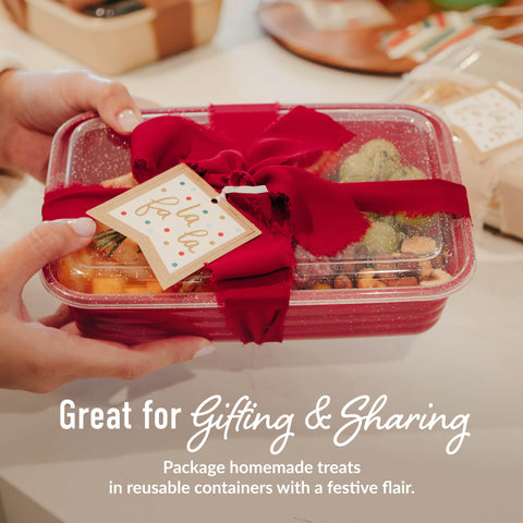 Bentgo Prep Golden Lights glitter color boosts festive leftovers storage