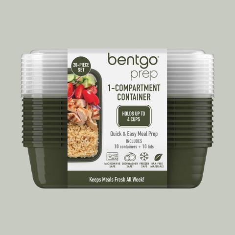 Bentgo Prep includes 10 trays and 10 lids for complete prep