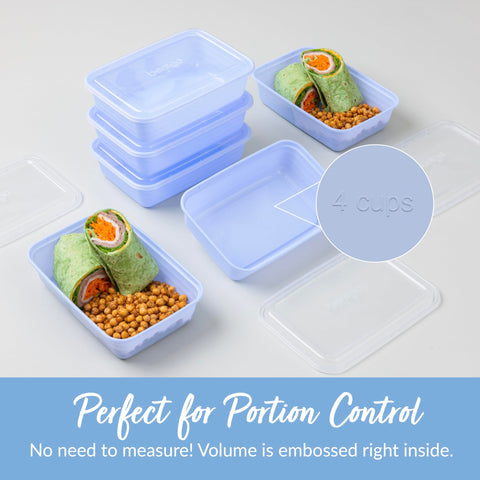 Bentgo Prep microwave and freezer-safe trays for reheating and storage