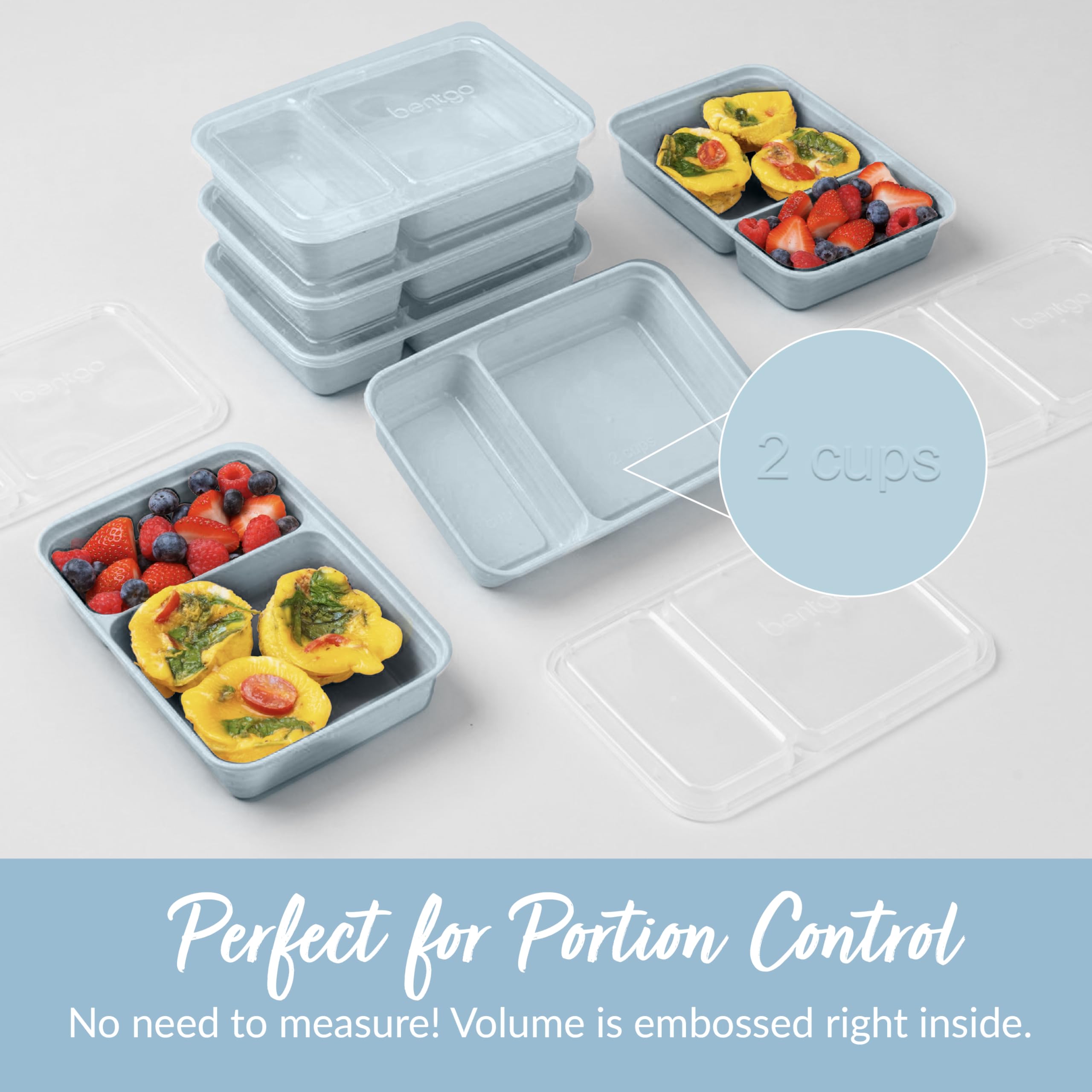 Bentgo Prep microwave, freezer, and dishwasher safe for easy meal prep.