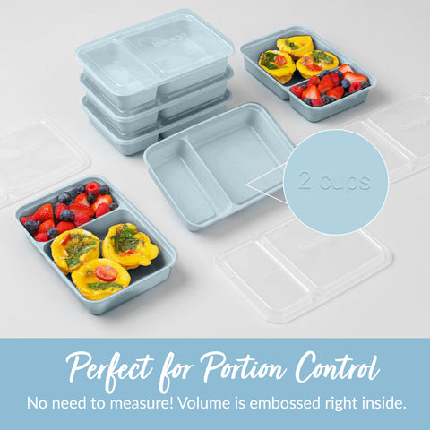 Bentgo Prep microwave, freezer, and dishwasher safe for easy meal prep.