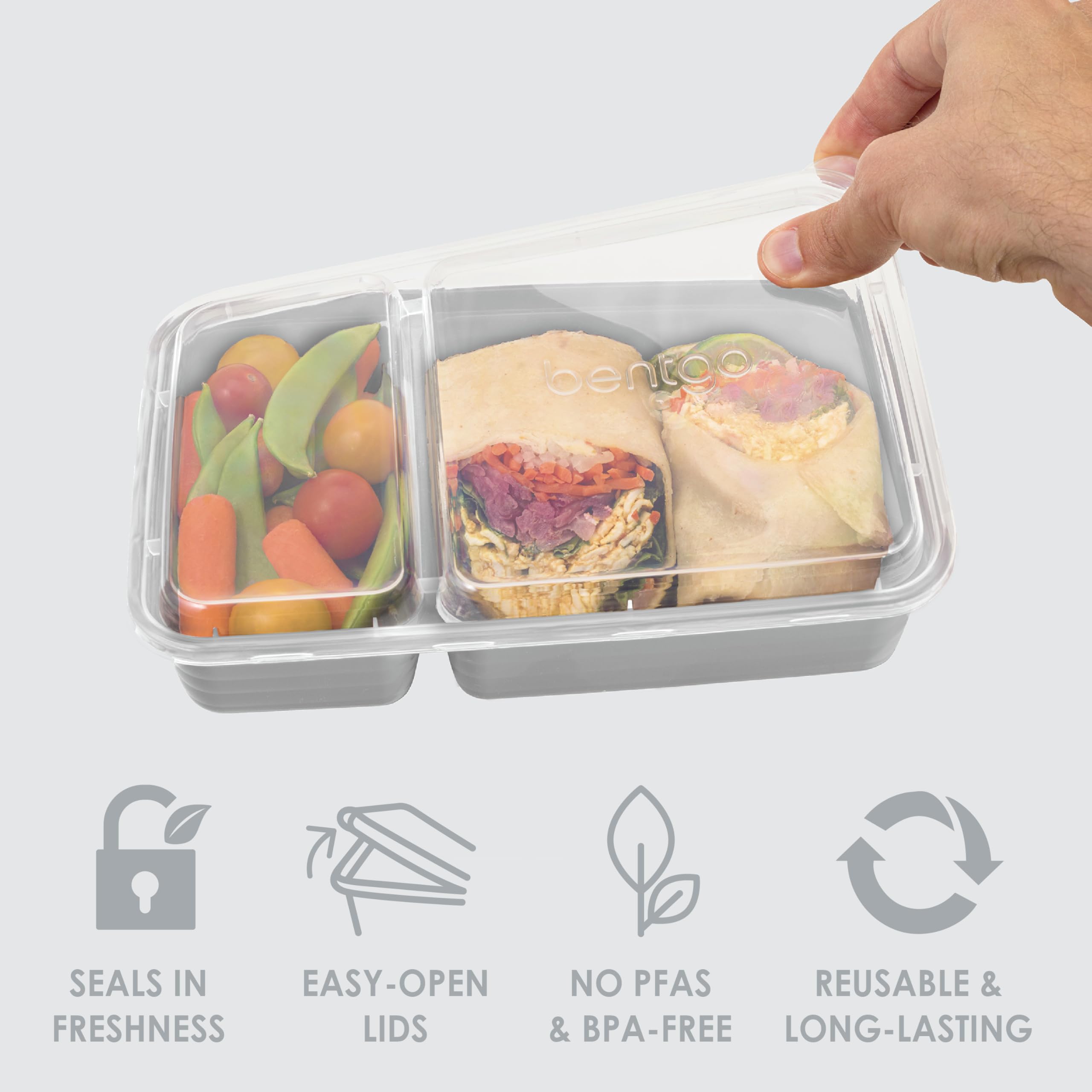 Bentgo Prep PFAS-free and BPA-free materials ensure safety.