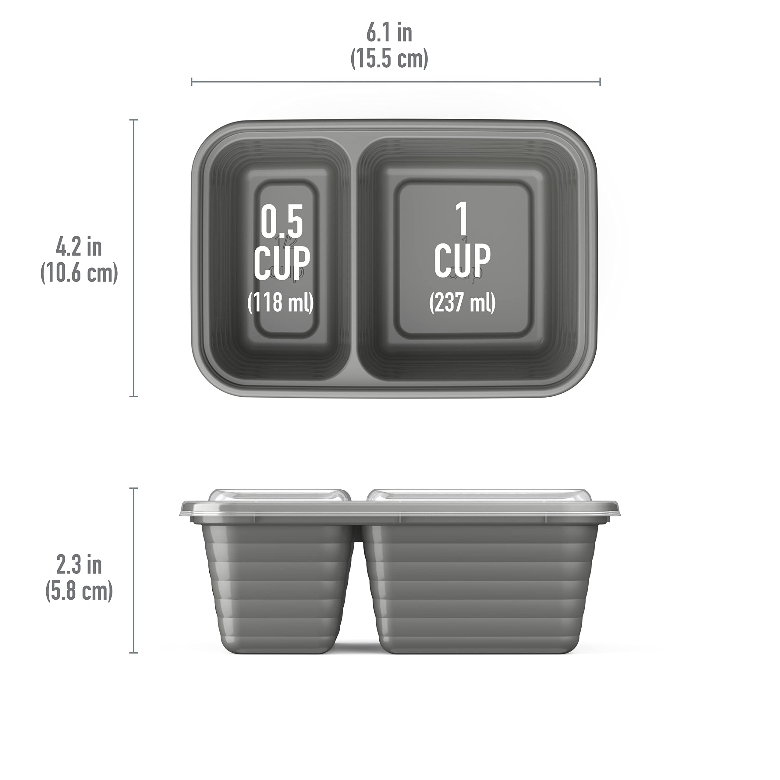 Bentgo Prep portable snack container ready for backpack or gym bag.
