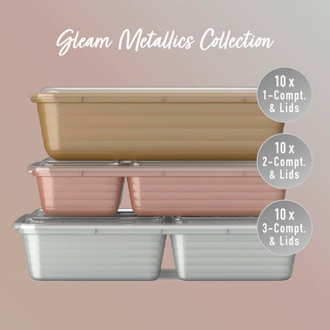 Bentgo Prep three-compartment tray supports varied meals and portions.