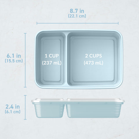Bentgo Prep lids are top-shelf dishwasher safe for easy cleanup.