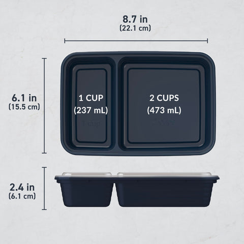 Bentgo Prep top-shelf dishwasher-safe trays with lids for easy cleaning.