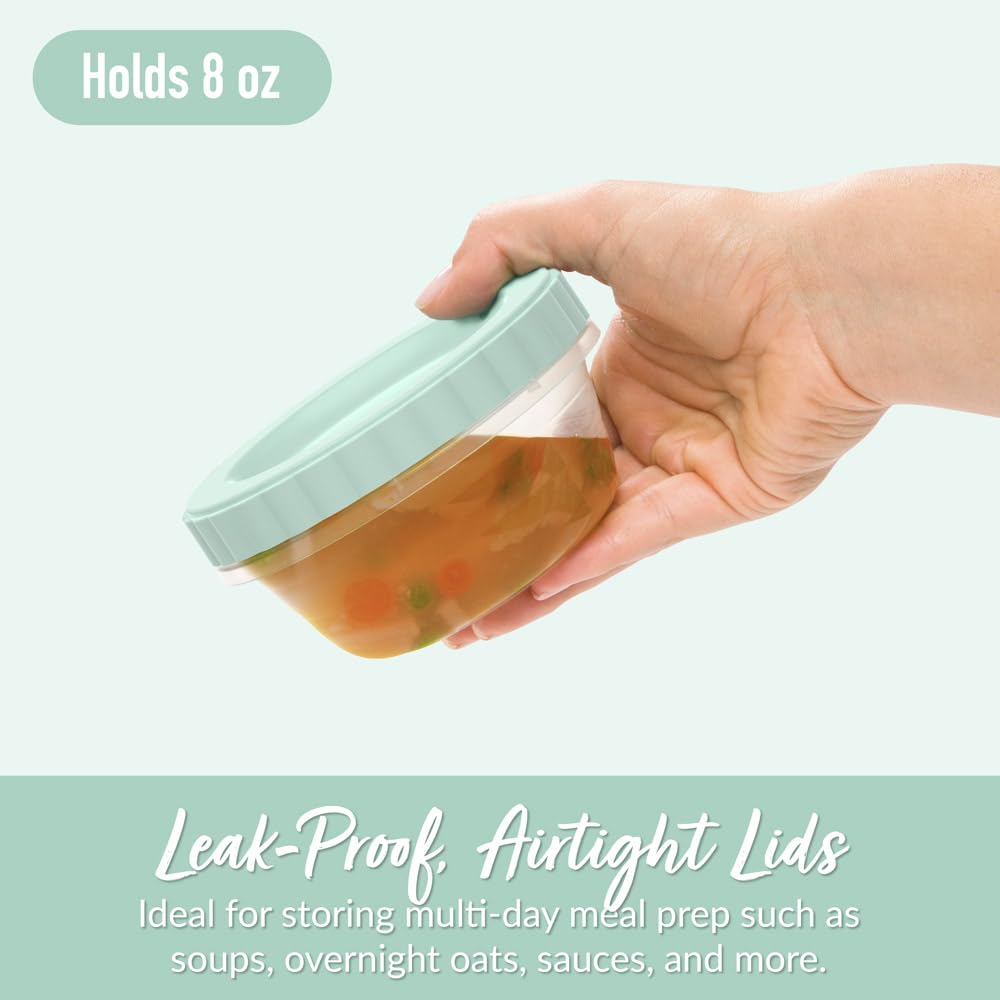 Bentgo Prep twist-top lids keep contents secure and spill-free during transport.