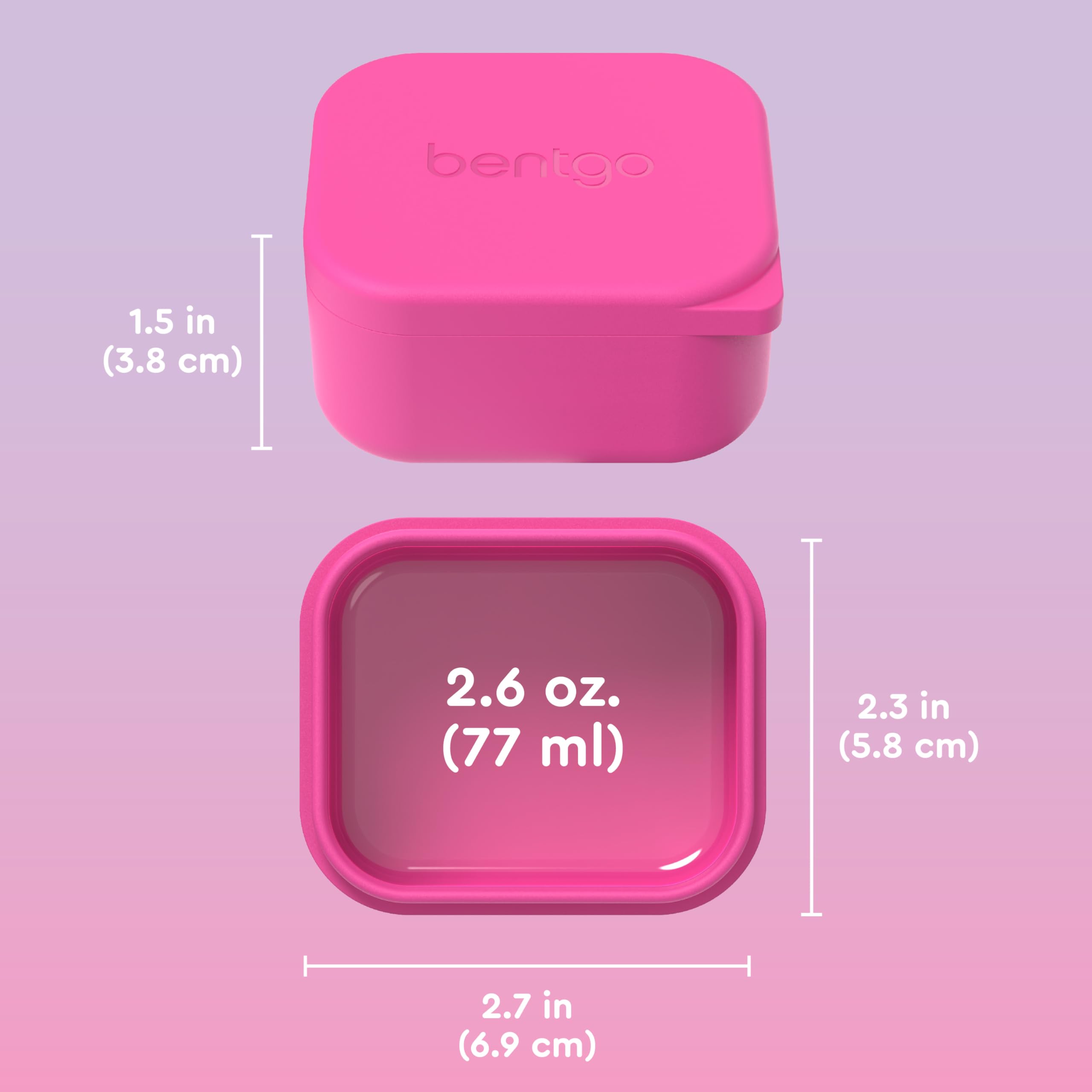 Leak-proof lid on Bentgo Sidekicks ensures spill-free meals