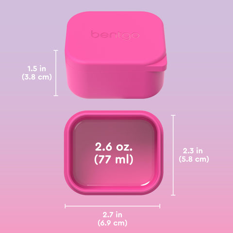 Leak-proof lid on Bentgo Sidekicks ensures spill-free meals