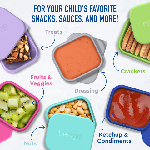 Bentgo Sidekicks leak-proof lid prevents messes during transport.