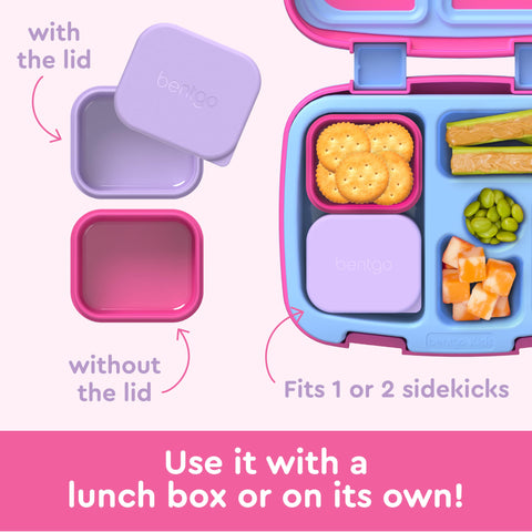 Bentgo Sidekicks are microwave and oven safe for easy reheating