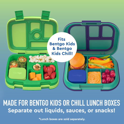 Bentgo Sidekicks small containers keep dips organized for lunches.