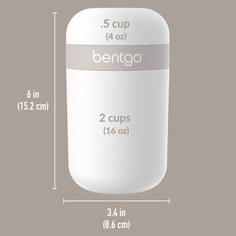 Bentgo Snack Cup base is microwave-safe for flexible meals