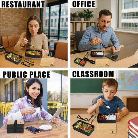Bento Warrior BPA-free, stain-resistant materials support daily use.
