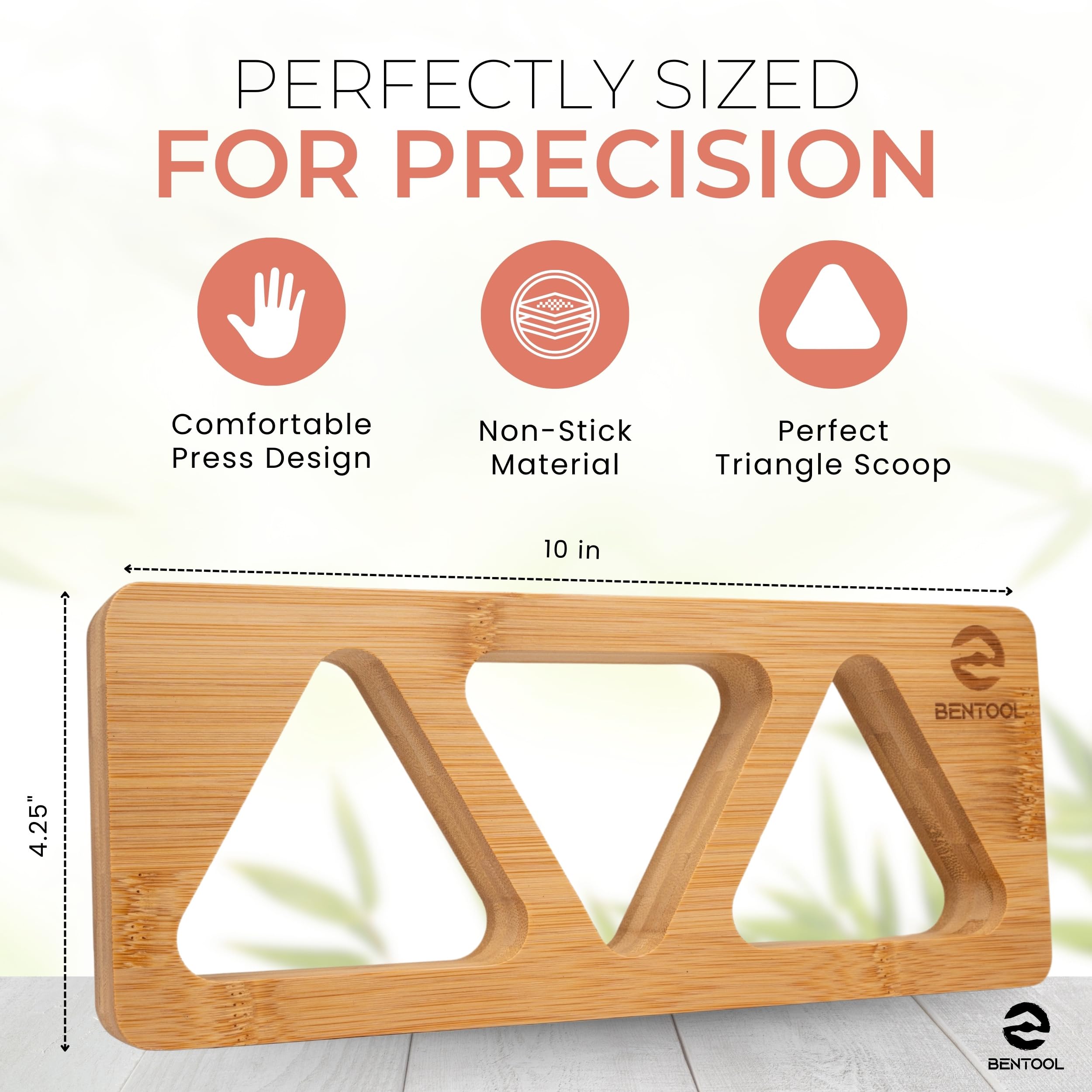 BENTOOL onigiri mold set demonstrates easy release of rice balls.