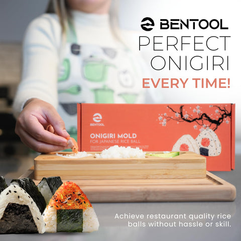 BENTOOL onigiri mold set makes a gift for cuisine lovers.