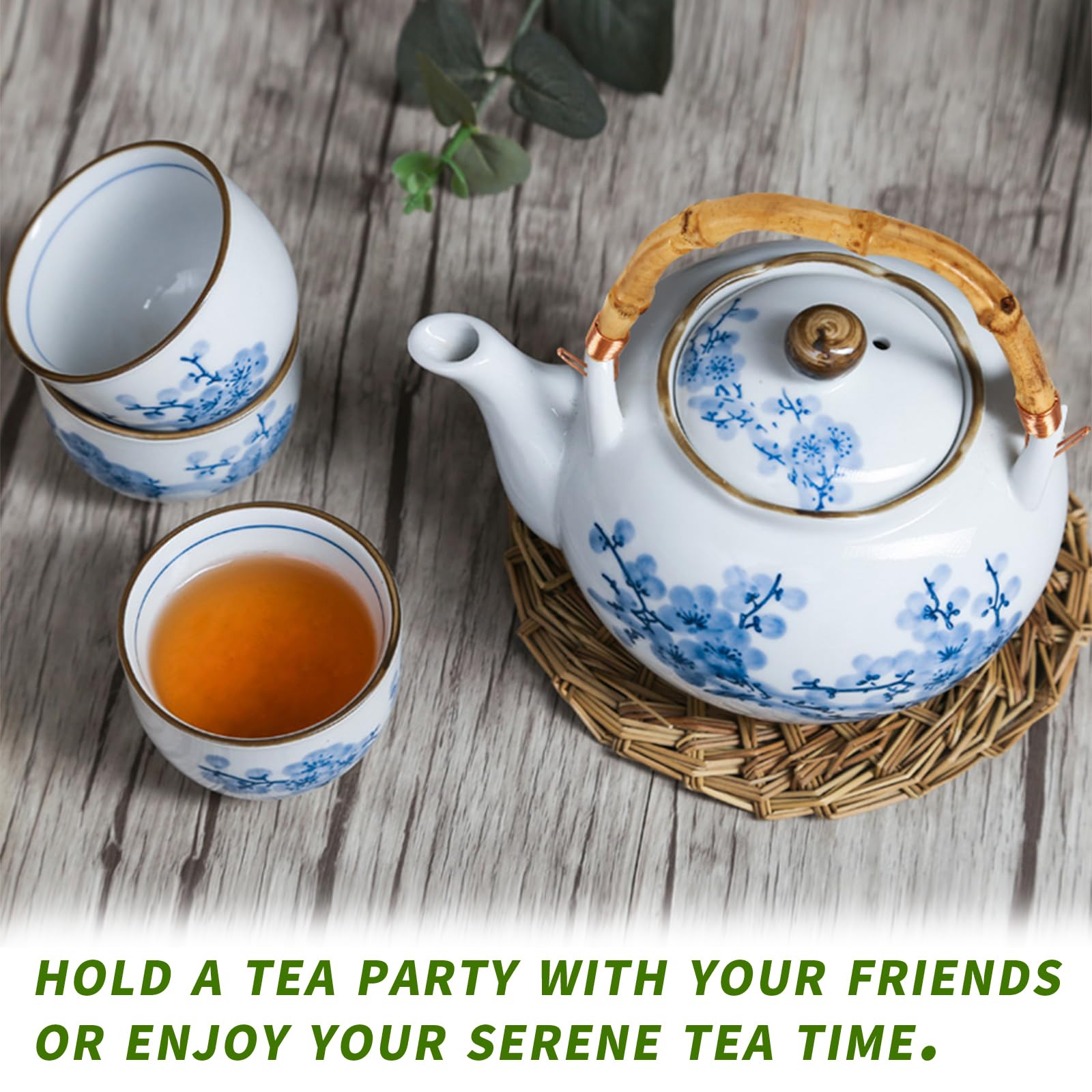 Beozinz tea set packaging and presentation suitable for gifting and collection