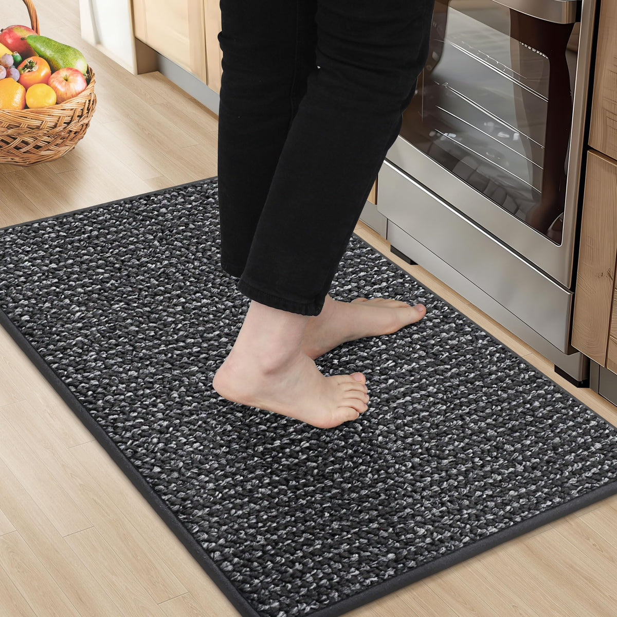 BEQHAUSE kitchen rug absorbent 20x32 catches spills for dry floors