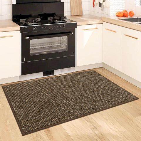 BEQHAUSE durable weave and colorfast brown finish complements kitchen styles