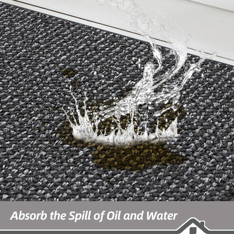 BEQHAUSE kitchen rug stain-resistant 20x32 easy maintenance