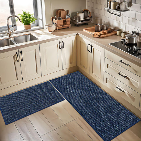 BEQHAUSE anti-slip backing reduces slipping on smooth floors.