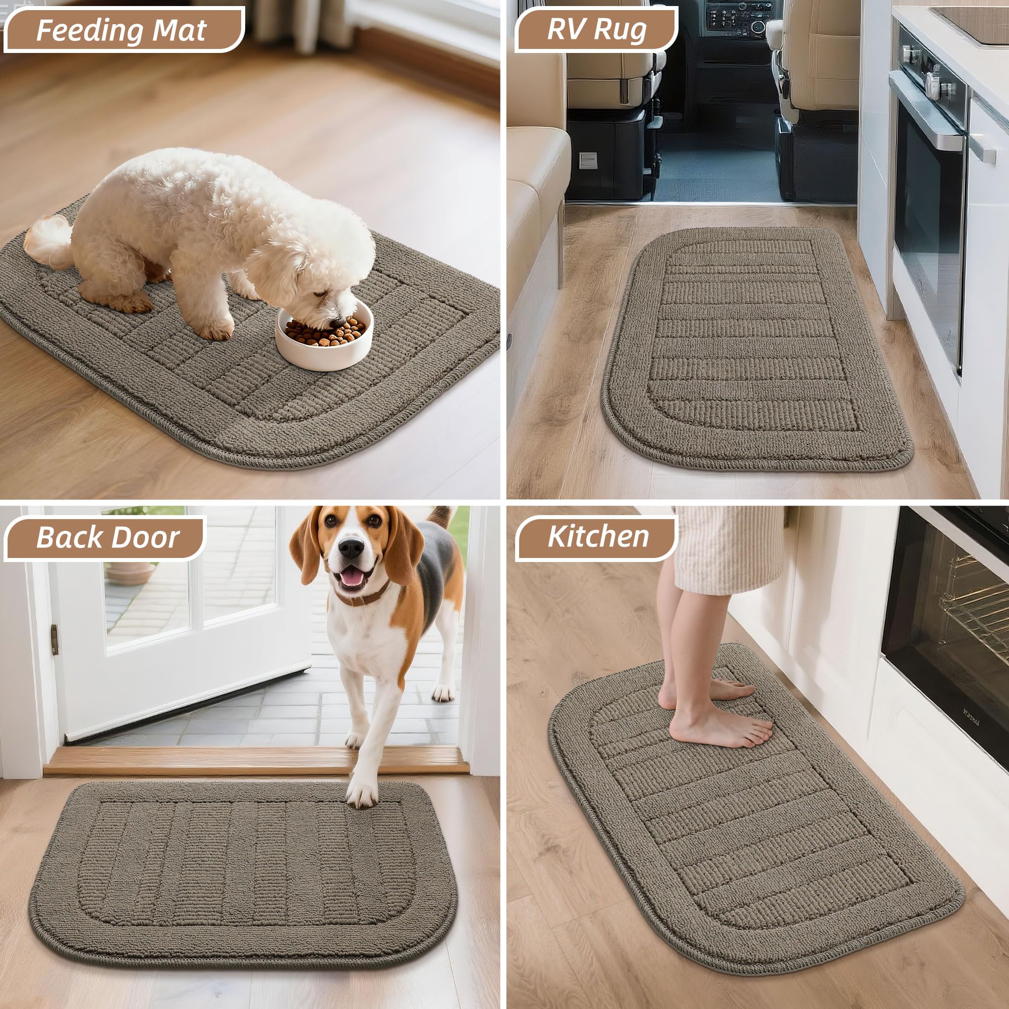 BEQHAUSE versatile kitchen mat suitable for many spaces and entryways.