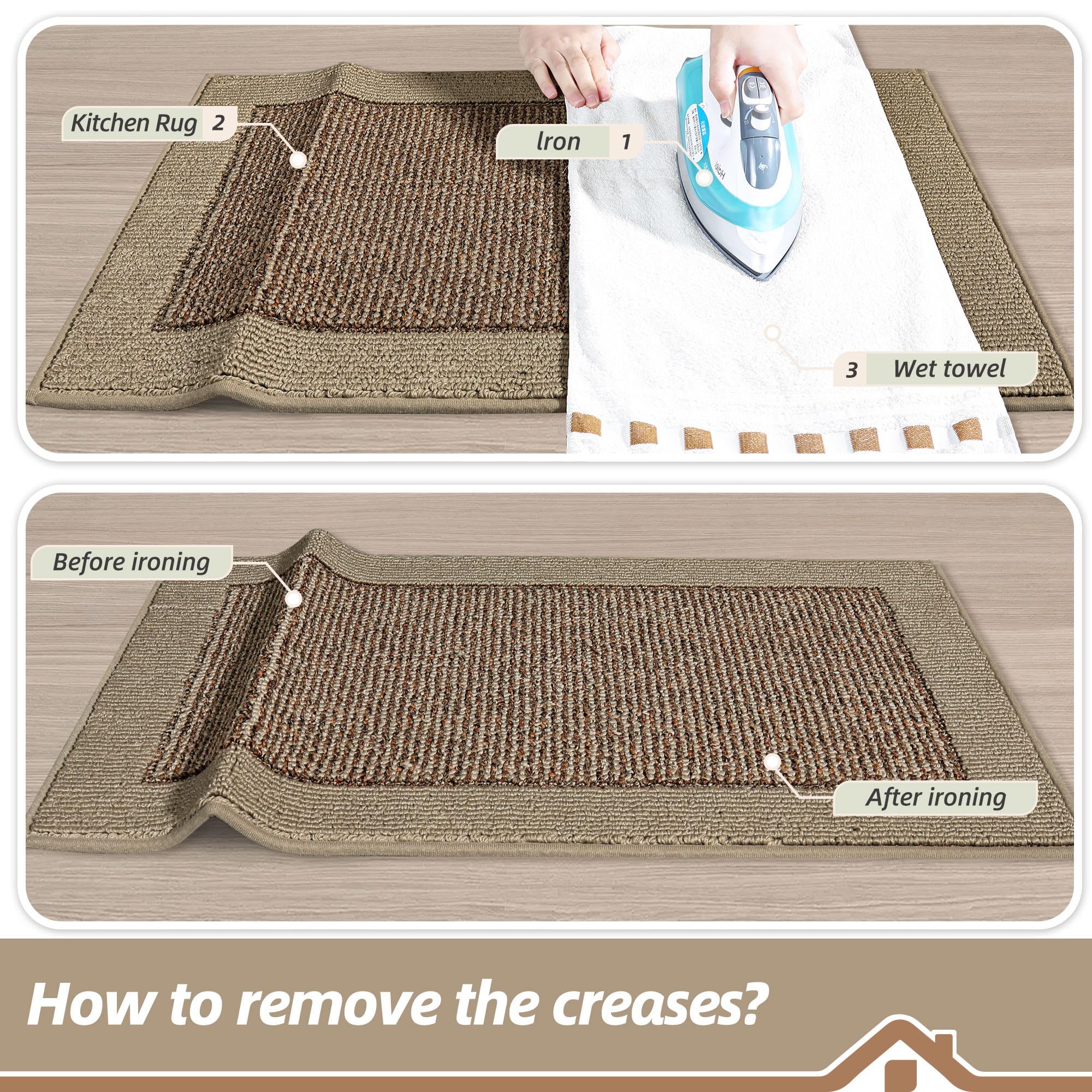 BEQHAUSE easy-clean design keeps kitchen floors looking fresh