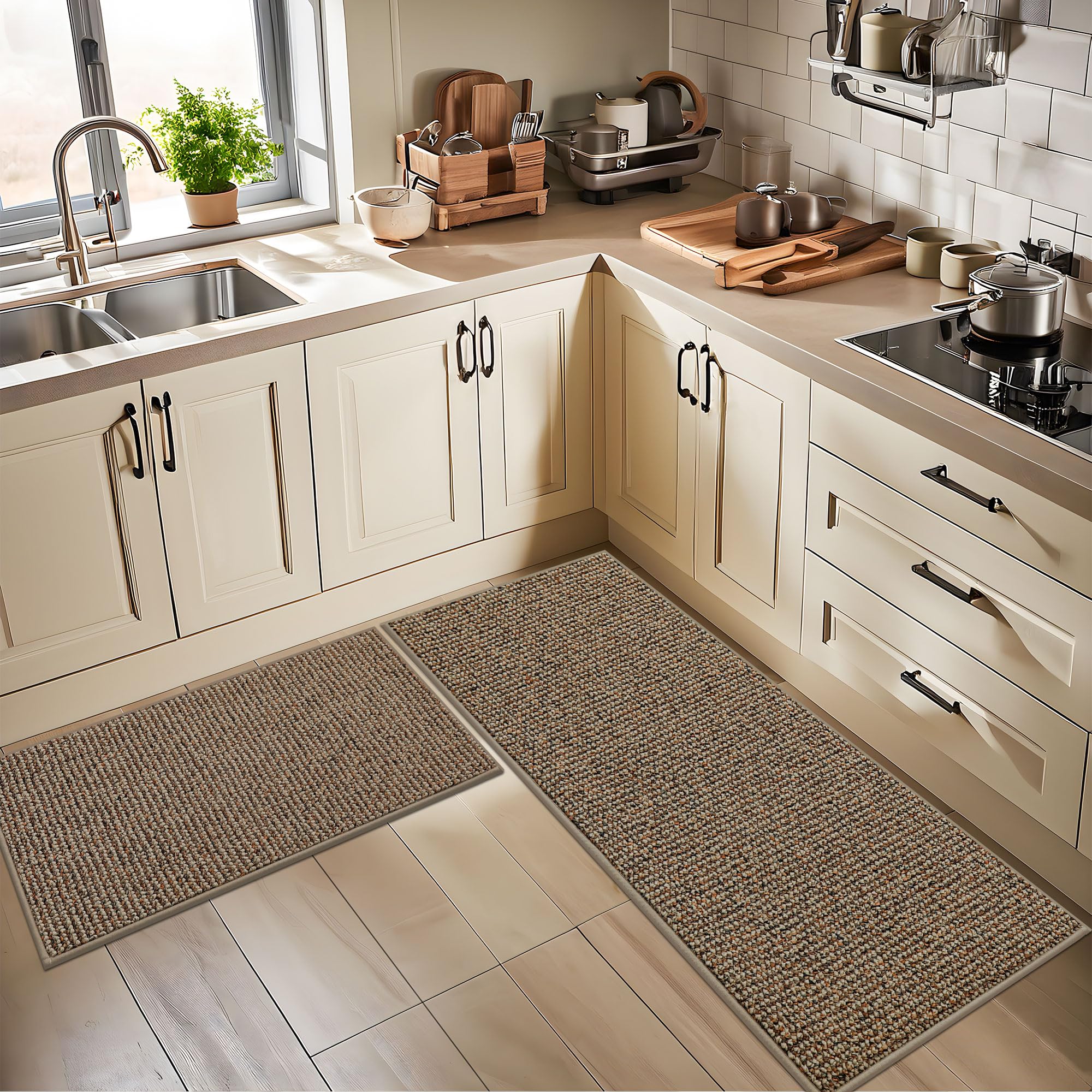 BEQHAUSE wide-32x48 rug covers a large prep area