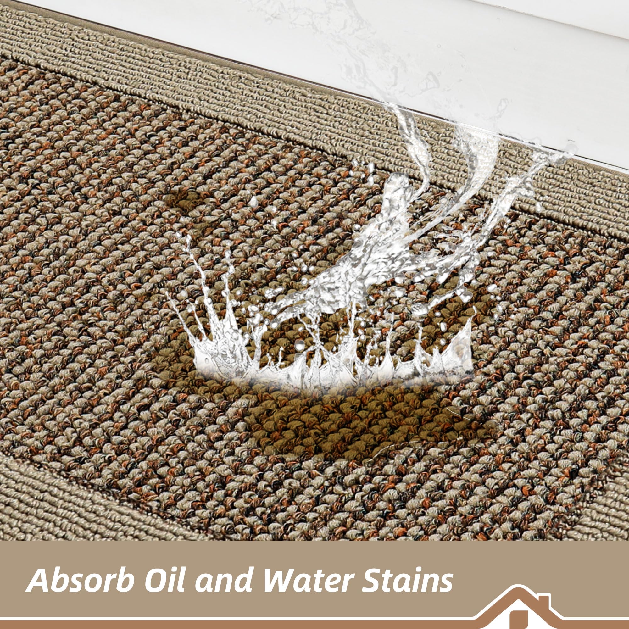 BEQHAUSE rugs are stain resistant to keep color and texture over time.