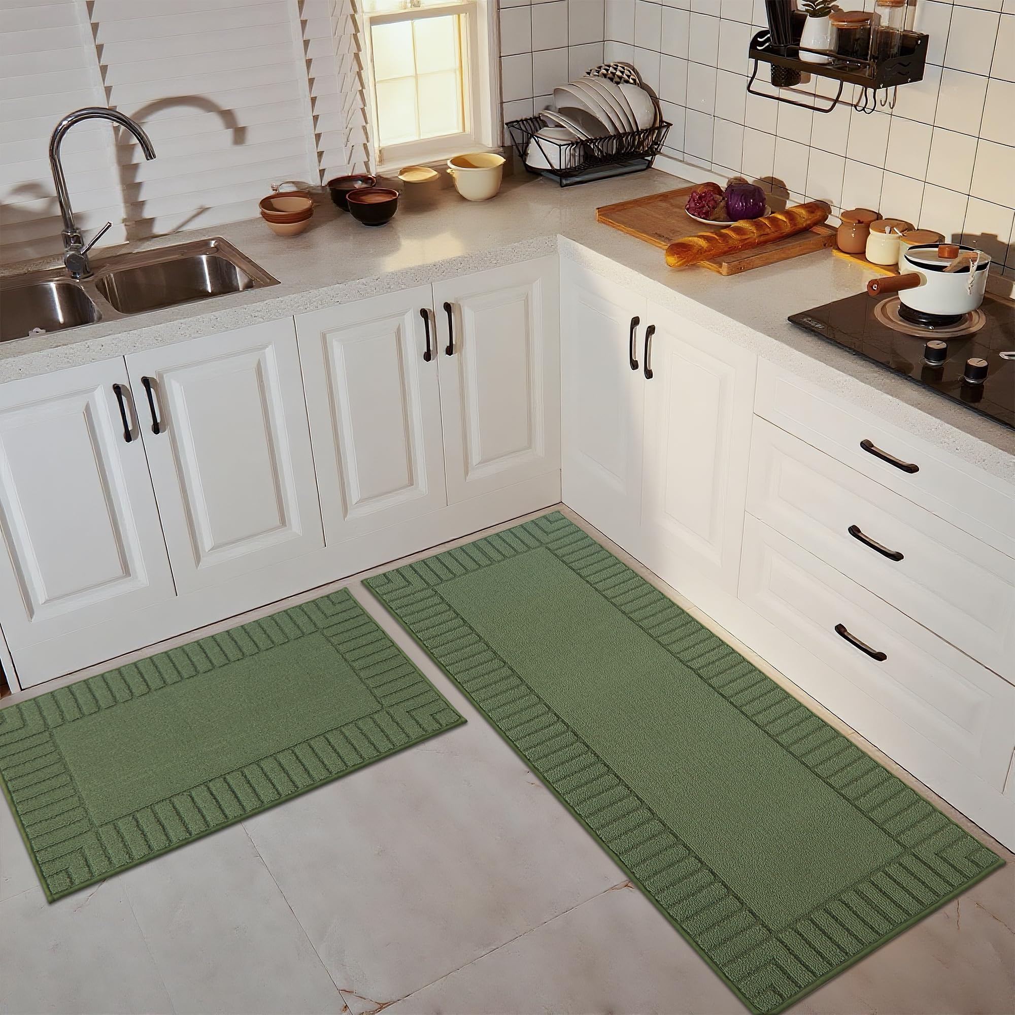 BEQHAUSE versatile mat for kitchen, sink, and laundry