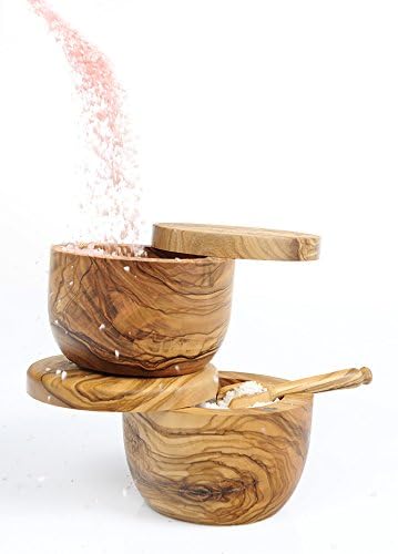 Berard sustainably sourced olive wood from Tunisia adds natural texture to the kitchen.