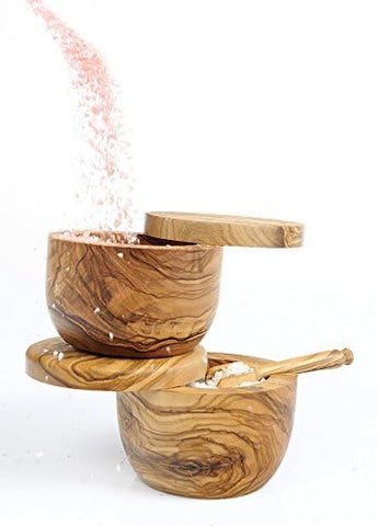 Berard sustainably sourced olive wood from Tunisia adds natural texture to the kitchen.