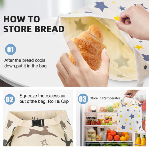 BERBAM bag 13x17 size ready for loaf storage and produce