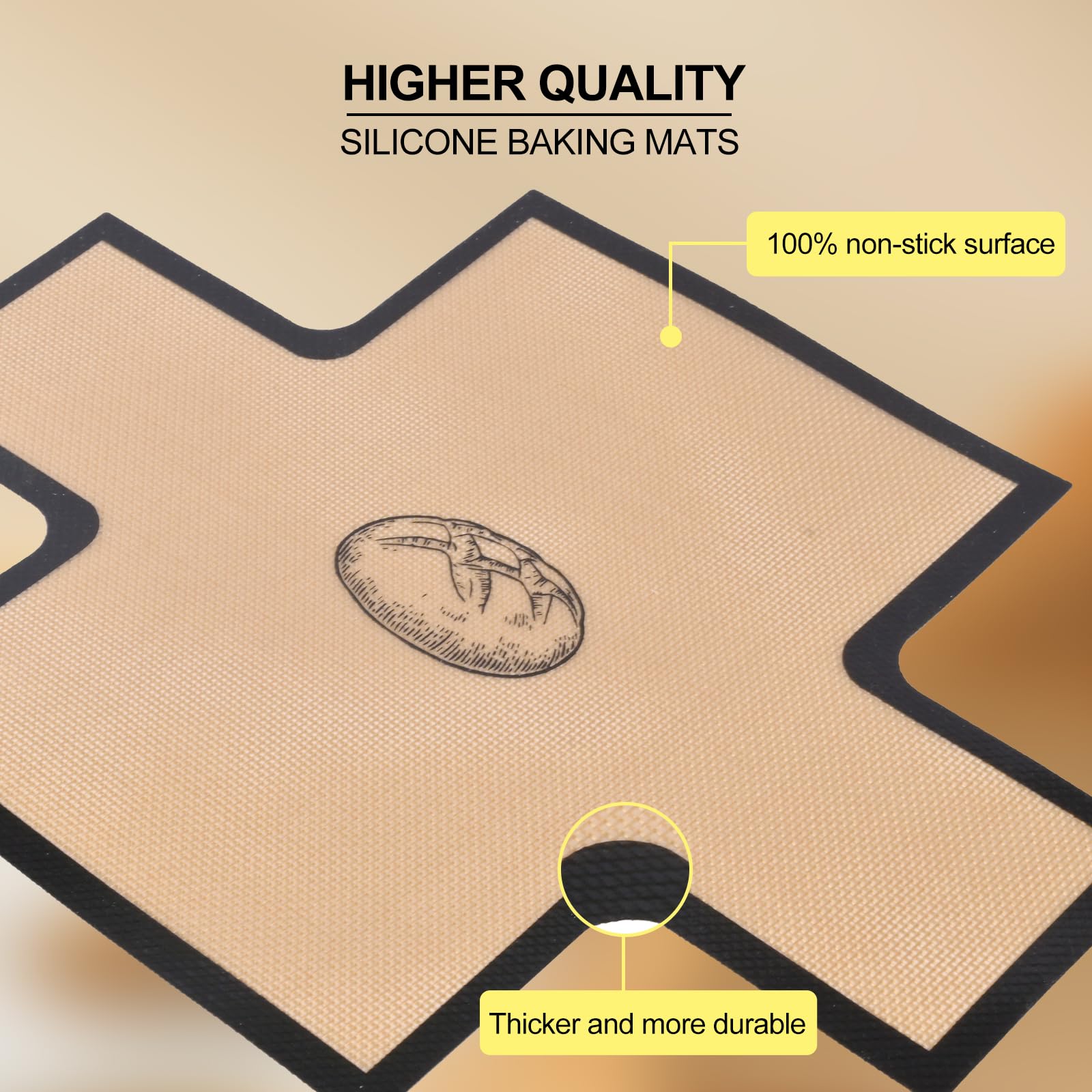 BERBAM loaf pan liner installed in pan demonstrates clean, residue-free baking.