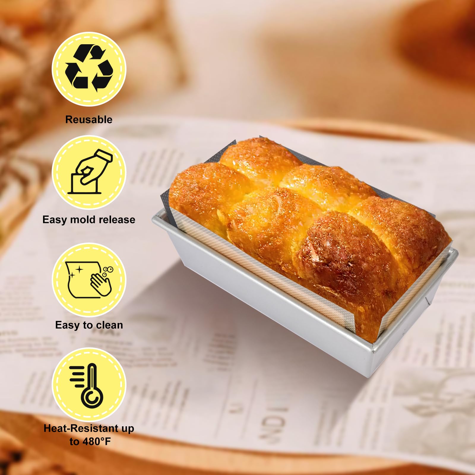 BERBAM reusable vs parchment shown as eco-friendly money saver.