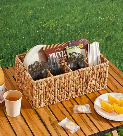 Compact design fits small tables for family meals and casual dining.