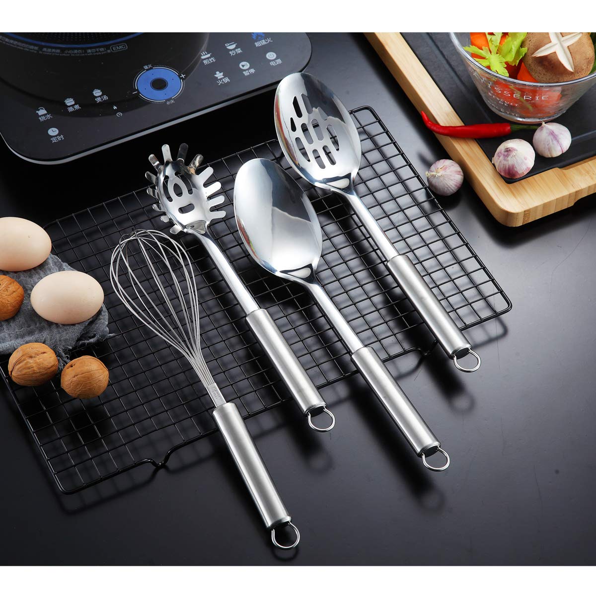 Berglander 12-piece utensil set potato masher ideal for fluffy mashed potatoes.