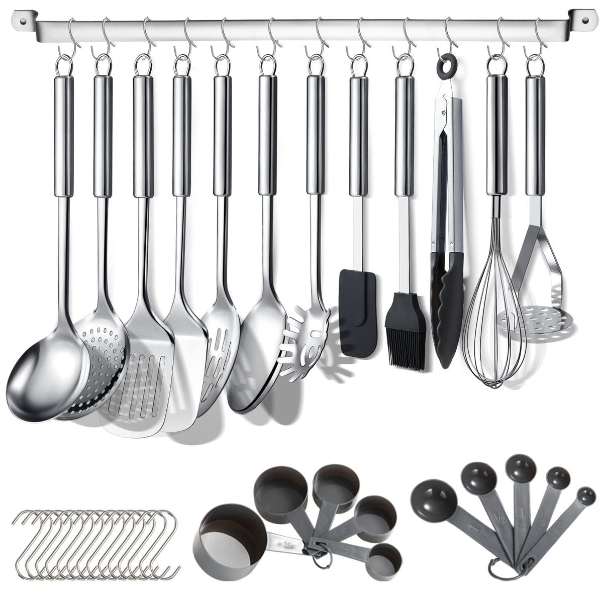 Berglander 38-piece ladle in stainless steel for everyday cooking.