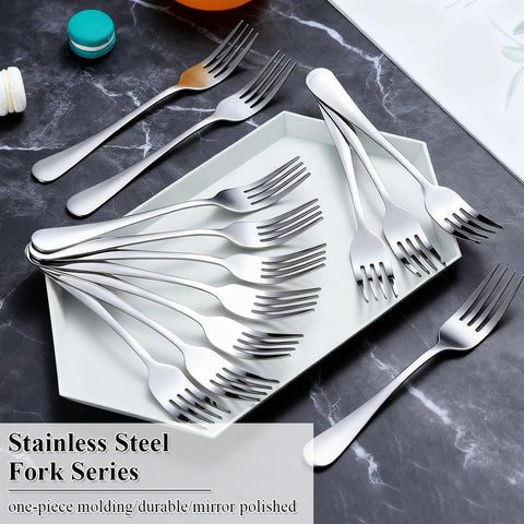 Berglander flatware on a clean, dishwasher-ready surface for easy cleaning