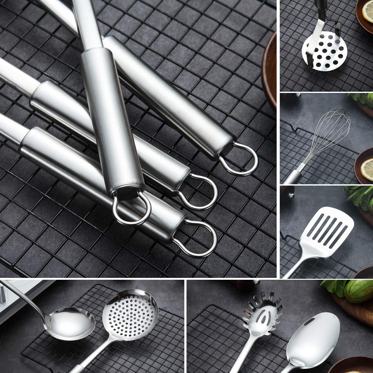 Berglander slotted turner designed to flip delicate foods with control