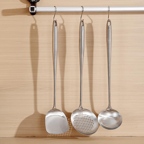 Berglander Wok Spatula Set versatile trio covers sautés, frying, and straining