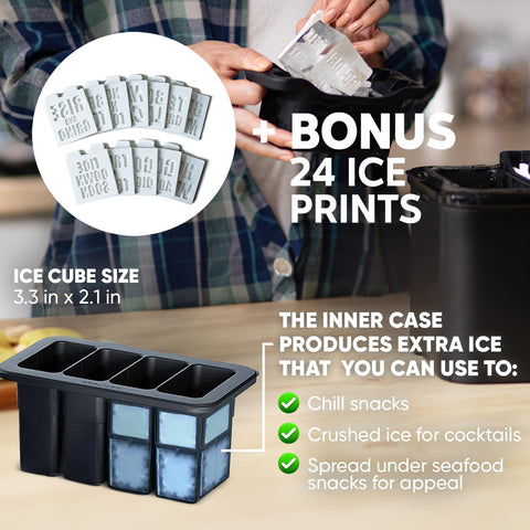 BERLINZO odorless, taste-free ice preserves drink flavors.