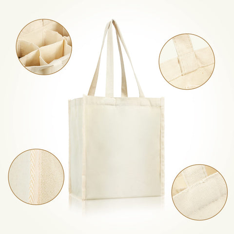 Berlune canvas bag with double-stitched seams ensures durability during frequent use