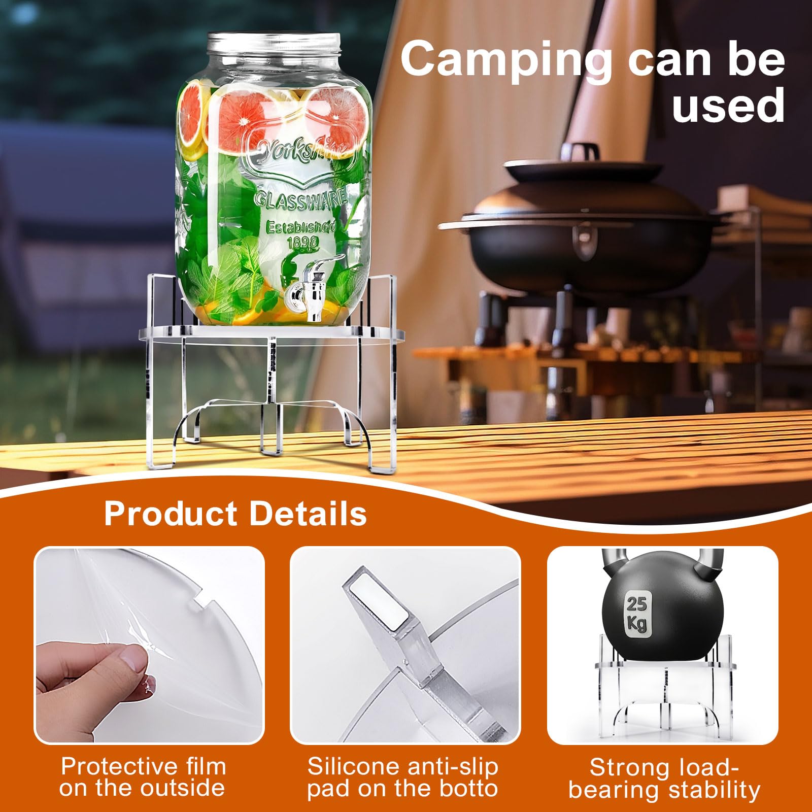 BESHIGH waterproof design helps protect tables during events