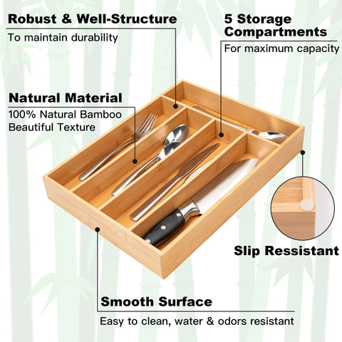 Besilord non-slip base keeps the organizer steady during use