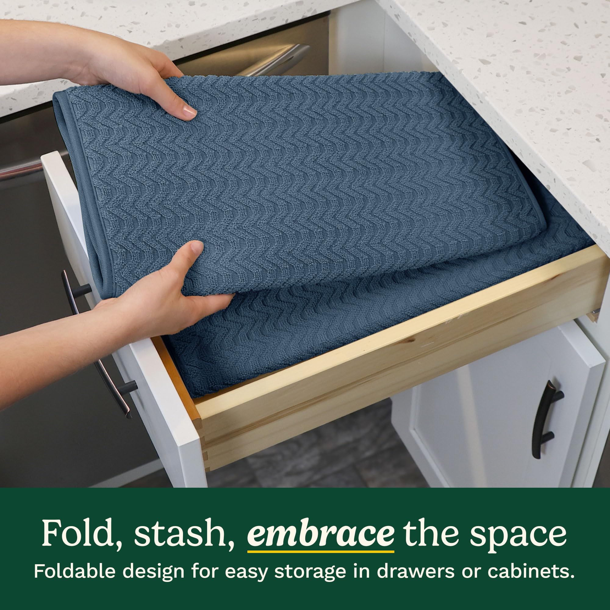 Best Brands Cuisinart dish drying mat machine washable for easy maintenance.